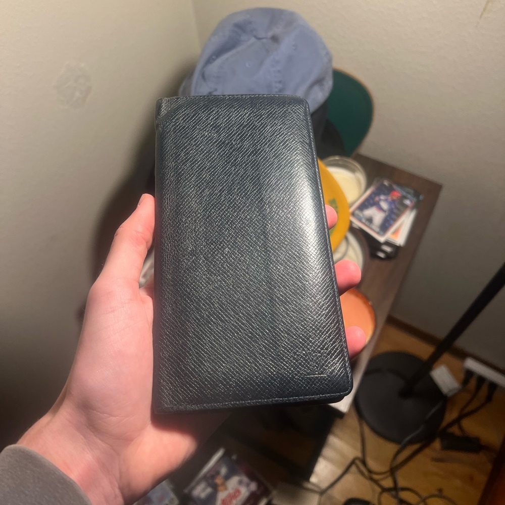 Louis Vuitton Taiga Leather Long Wallet